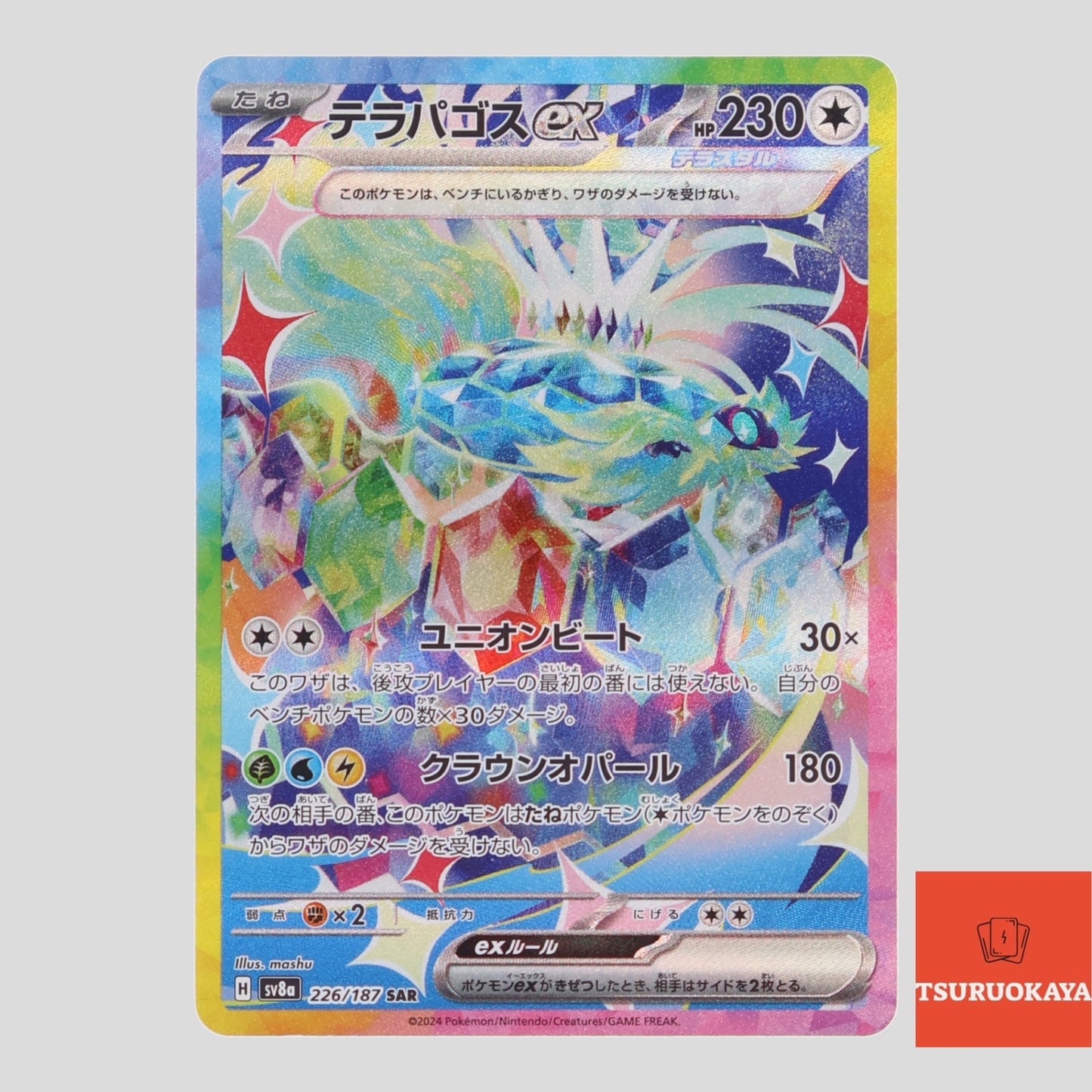 Terapagos  SAR 226/187 SV8a Terrastal Festival Japanese Pokemon Card