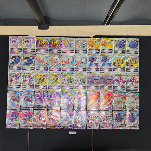 Japanese Pokemon Card lots of 50 RRR SPB 278 Mewtwo Giratina SPB 278 bulk set