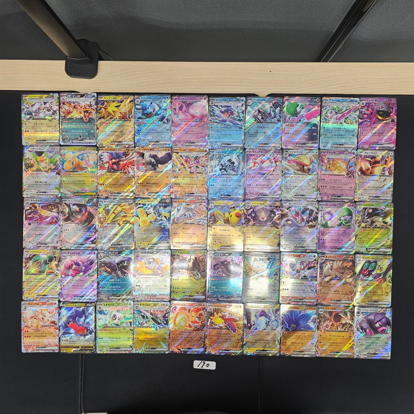 Japanese Pokemon Card lots of 50 RR SPB 190 Mewtwo Charizard SPB 190 bulk set