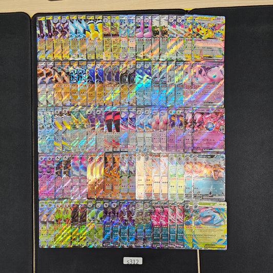 Japanese Pokemon Card lots of RR 100 SPB 312 Pikachu Mew SPB 312 bulk set