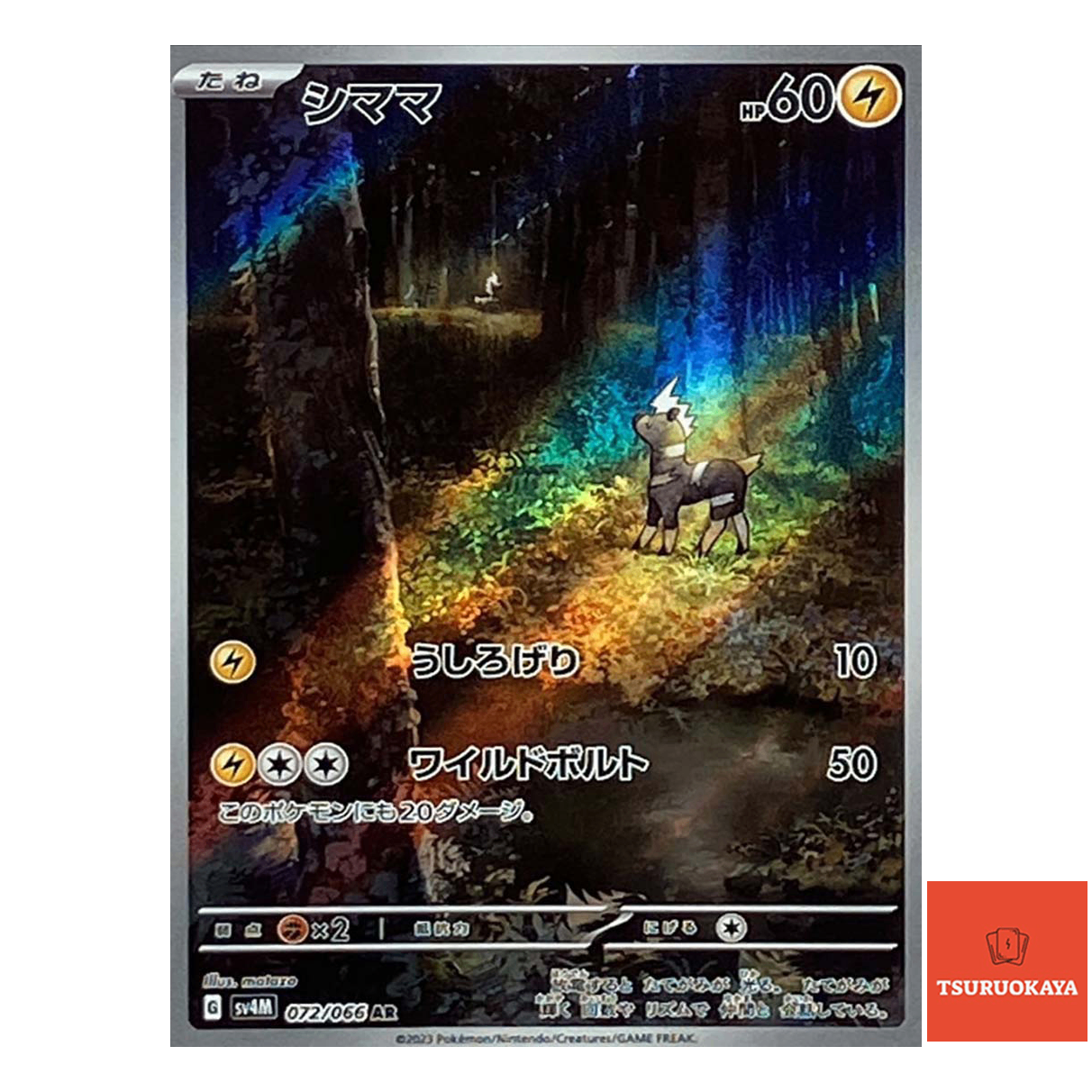 Blitzle AR 072/066  SV4M Future Flash Japanese Pokemon Card